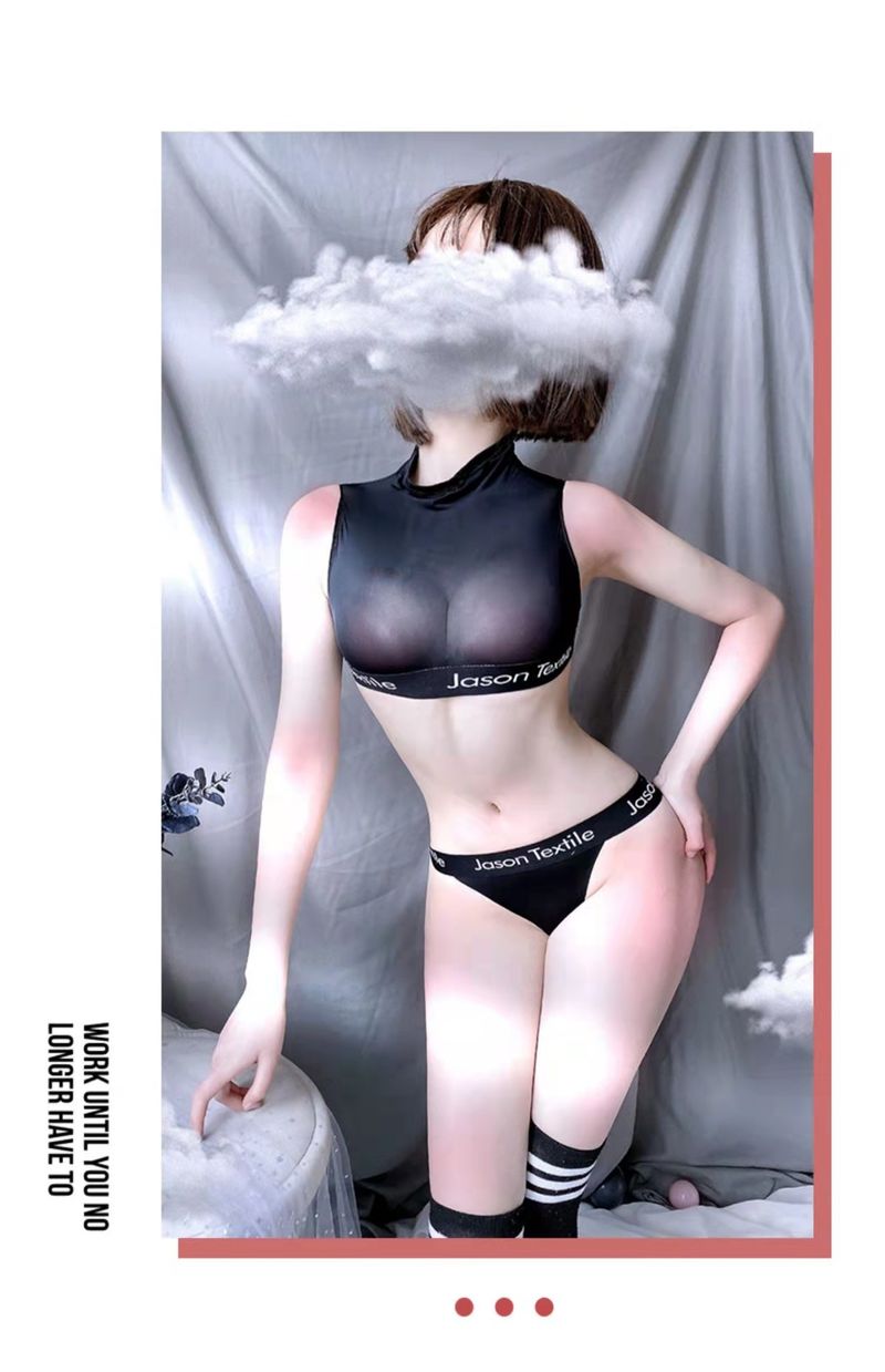 Lingerie amusante, pur désir, tentation, passion, ensemble maillot de bain eau de piscine morte, pyjama transparent sexy pour femme_voghion.com