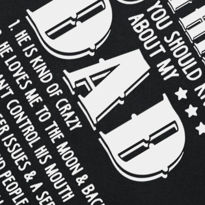 5 cose che dovresti sapere su mio padre T-shirt Divertente Padre Papà Regali Top 100% Cotone Unisex Morbido Casual T-shirt EU_voghion.com