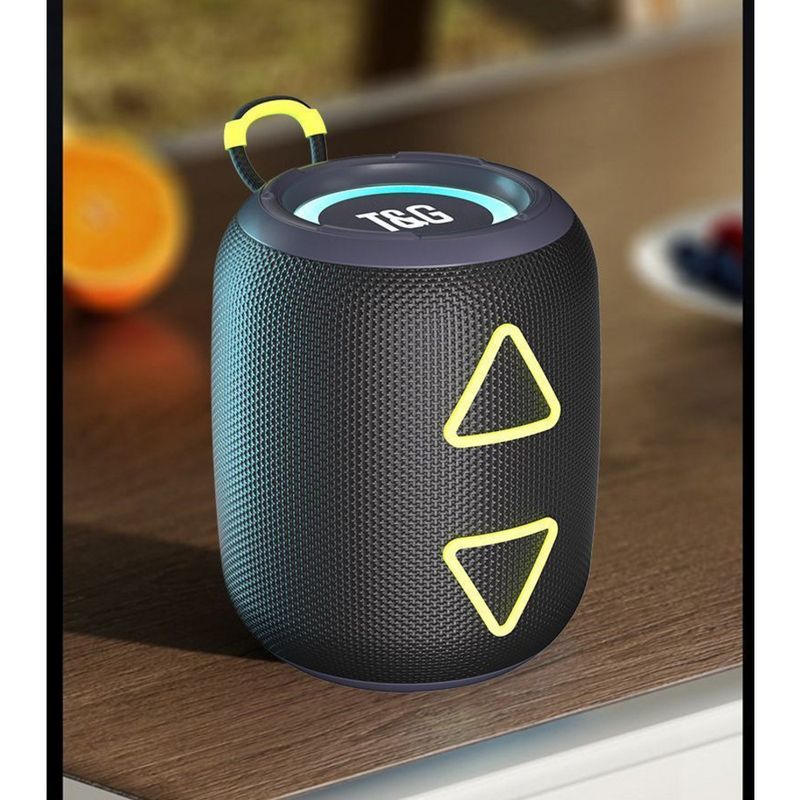 Kolaison New T55 Wireless Bluetooth Speaker With Colorful Lights, High Sound Quality, Large Volume, Deep Bass, Outdoor_voghion.com