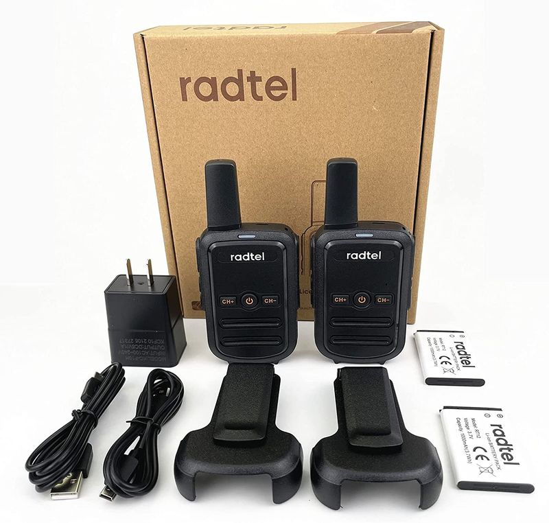Mini Walkie Talkie Radtel RT12 Portable Two Way PMR FRS Radio Comunicador Long Range Kids Walkie-Talkie For Hotel_voghion.com