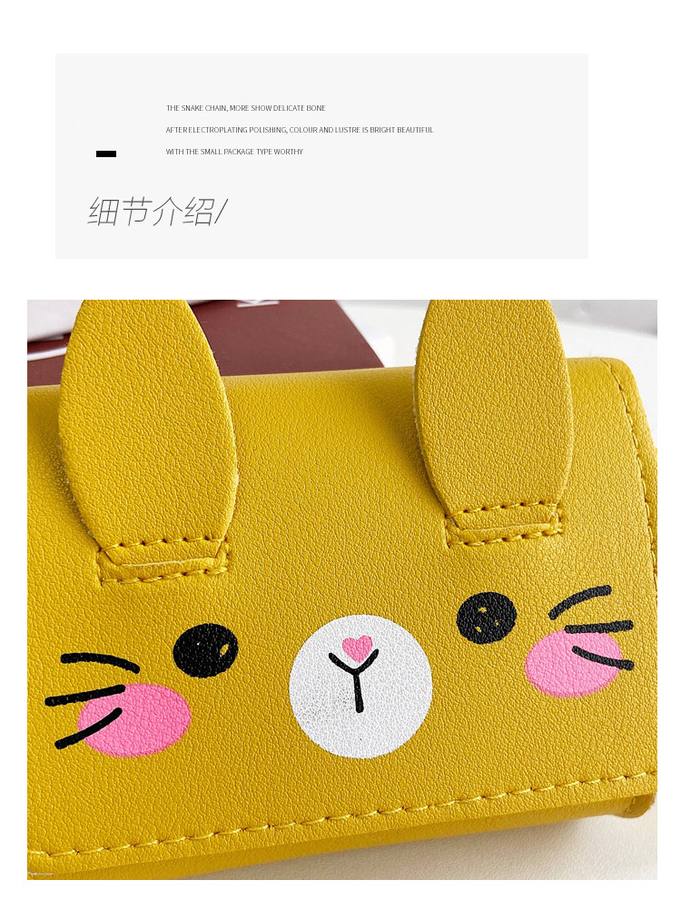 Cute Rabbit Baby Girls Majhne torbice za čez ramo Risanke Otroci Fantje Mini denarnica za kovance Ročne torbice Otroški dodatki Majhna torbica za čez ramo_voghion.com