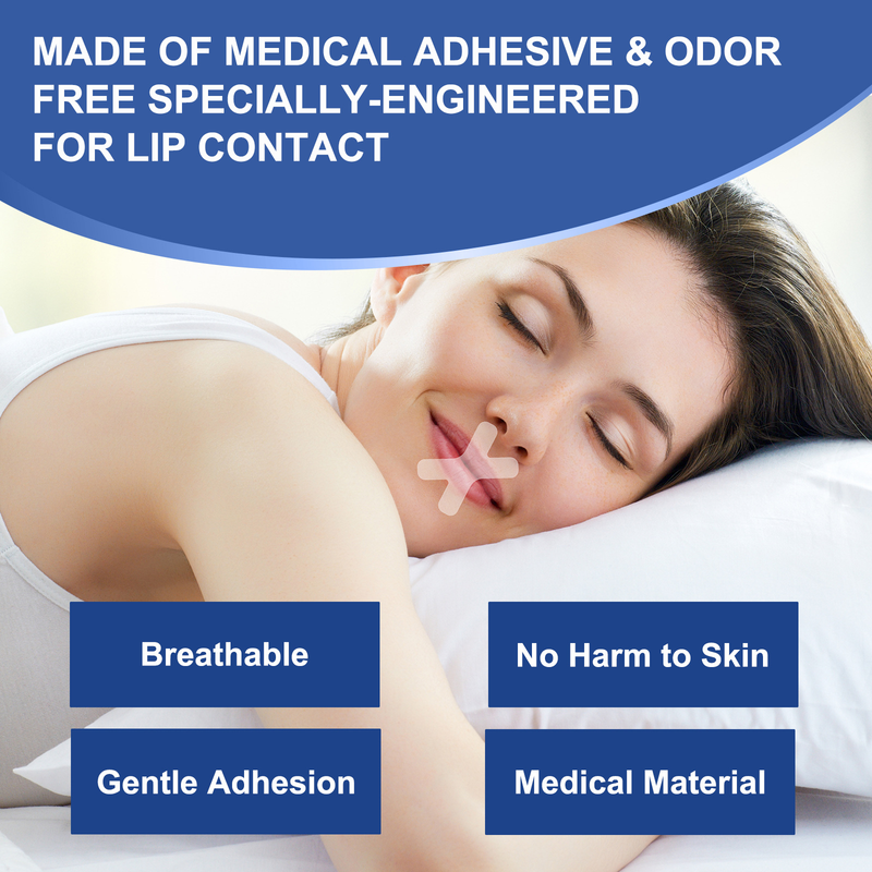 120 Stück Streifen-Mundband für bessere Nasenatmung, verbesserter Nachtschlaf, weniger Mundatmung und Schnarchen_voghion.com