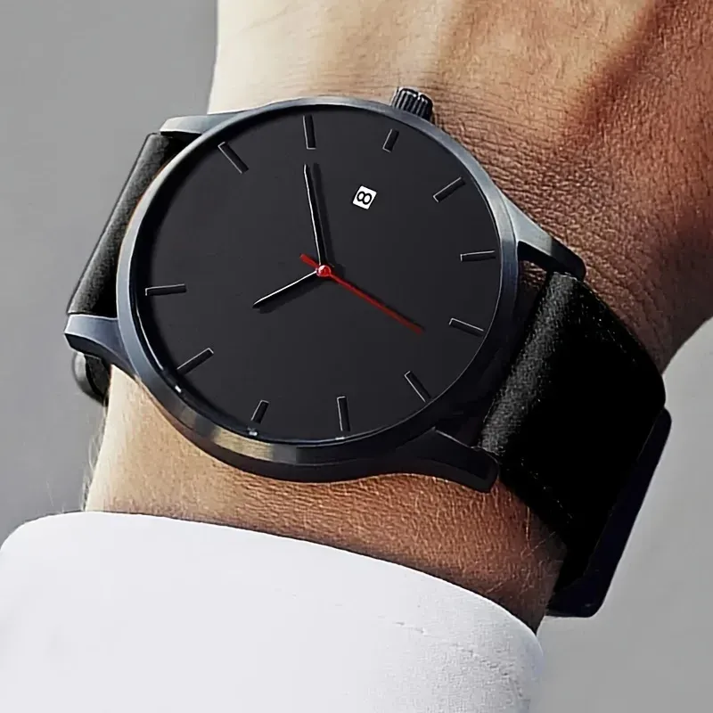 Bracelet/1pc Alloy Quartz & 1pc Bracelet Men's Watch Set, Ideal Choice For Gifts_voghion.com