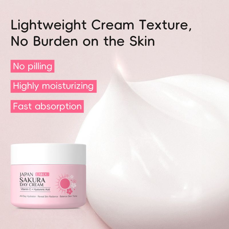 Laico Japanese Sakura Day Cream 30g Moisturizing Moisturizing Face Cream Moisturizing Morning A Evening C Cream_voghion.com