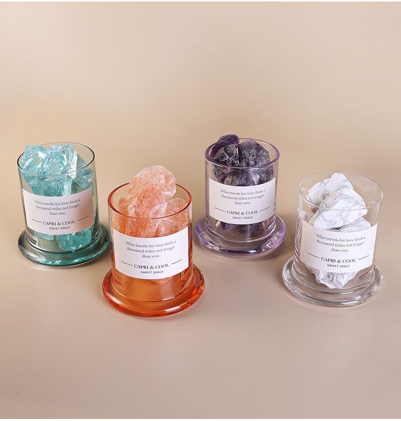 Crystal Aroma Stones - Premium Essential Oil Diffuser With 6 Luxury Scents (Bergamot, Lavender, Oud & More) - Natural Home Decor & Air Freshener_voghion.com