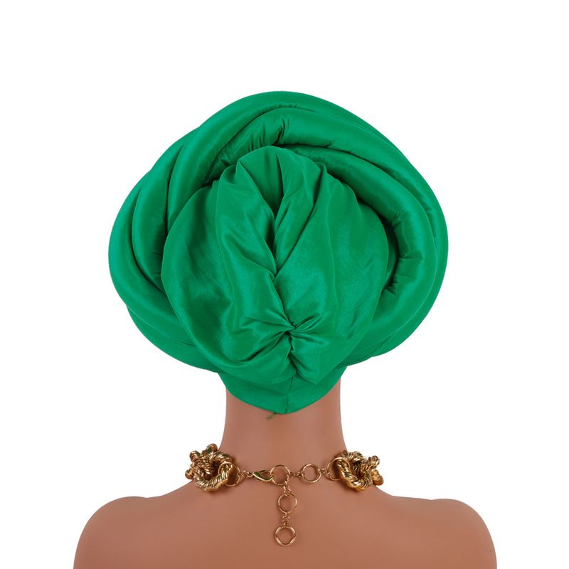 Women's Scarves Headscarf New Nigeria Heavy Industry Wrapped Sponge Head Cap Auto Gele Wra_voghion.com
