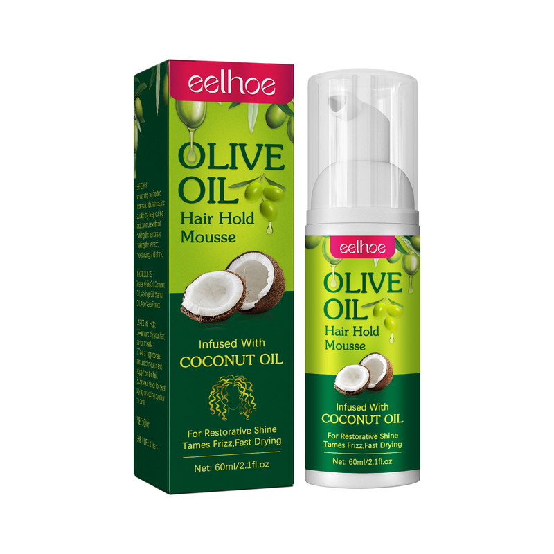 Olijfolie Beautiful Hair Styling M Krullend haar Styling Hydraterend en rolbescherming Styling Duurzaam en anti-fury-vochtinbrengend_voghion.com