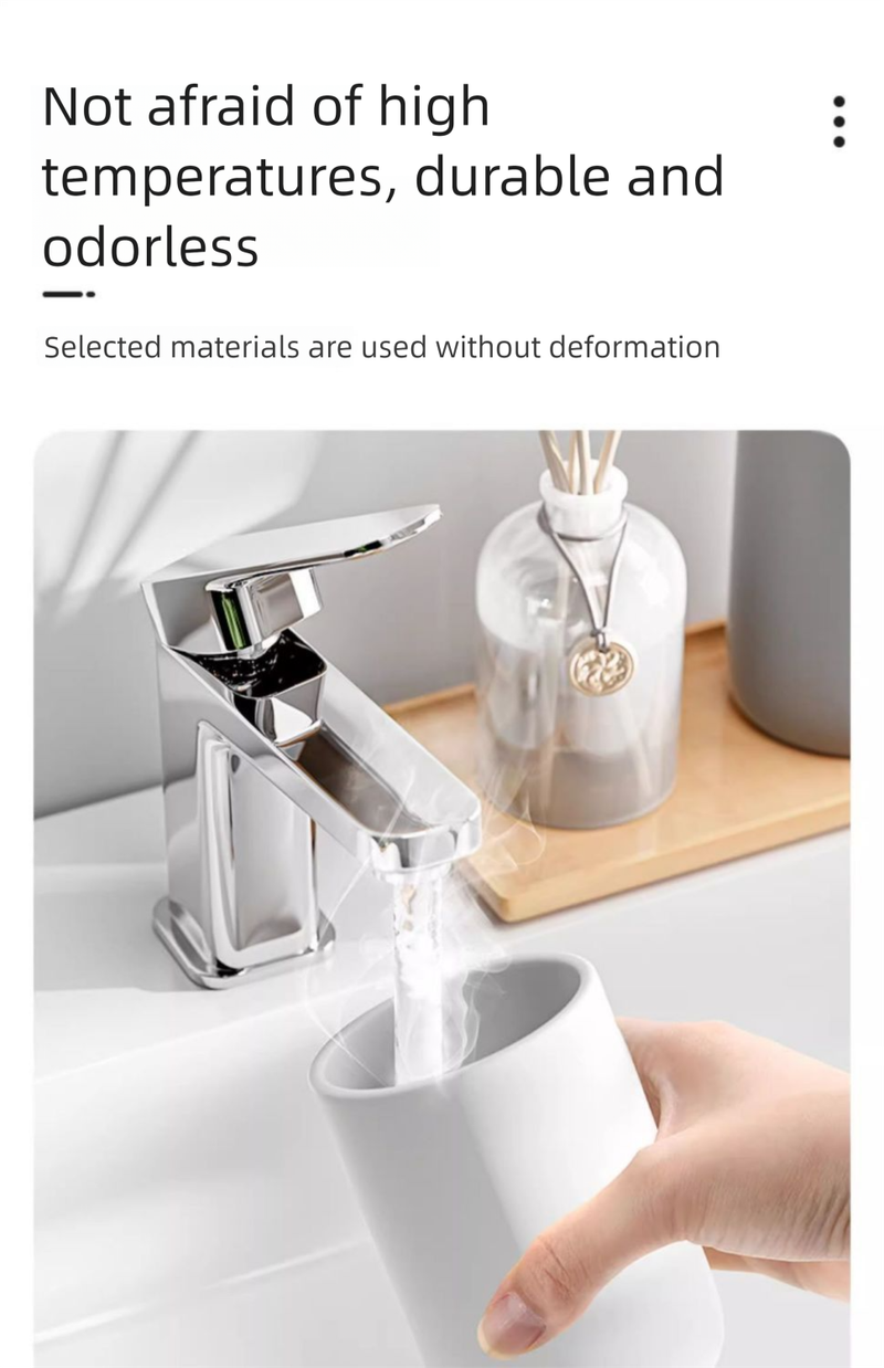 Collutorio semplice di alto valore Spazzolino da denti per uso domestico Coppia Cilindro per denti creativo Tazza per studenti Dormitorio_voghion.com