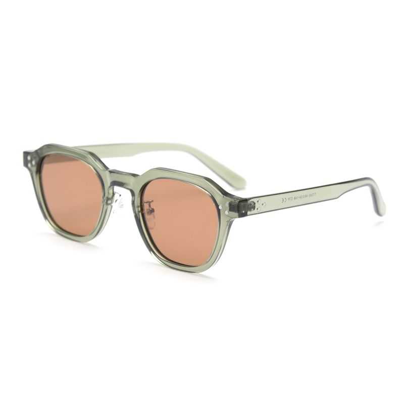 New Arrivals Polarized Sun Glasses for Women Mens TR90 Square Polygon Vintage Sunglasses with Thick Frame Brand Design Retro Eyewear_voghion.com