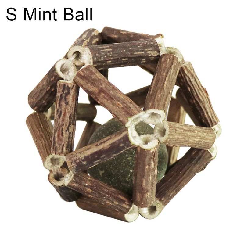 Guangying Pet Cat Kattunge Matatabi Stick Catnip Bell Ball Silvervine Molar Rolig tuggleksak_voghion.com