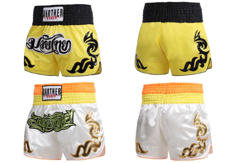 ANOHERBOXER Boxing Gym Summer Training Muay Thai Shorts Tear Resistant Boxing Pants Mixed Combat Shorts_voghion.com