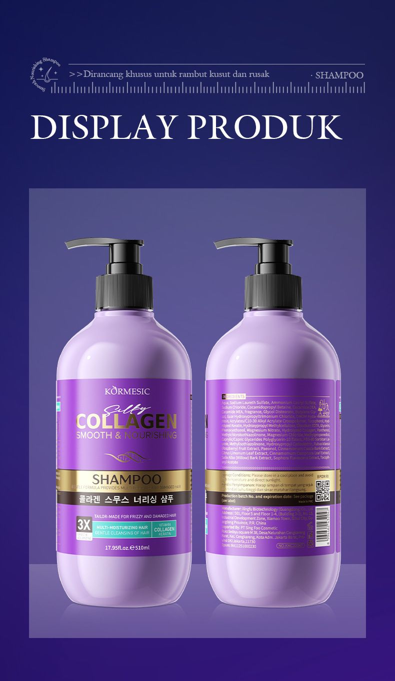 KORMESIC Collagen Smooth Shampoo 510ml_voghion.com
