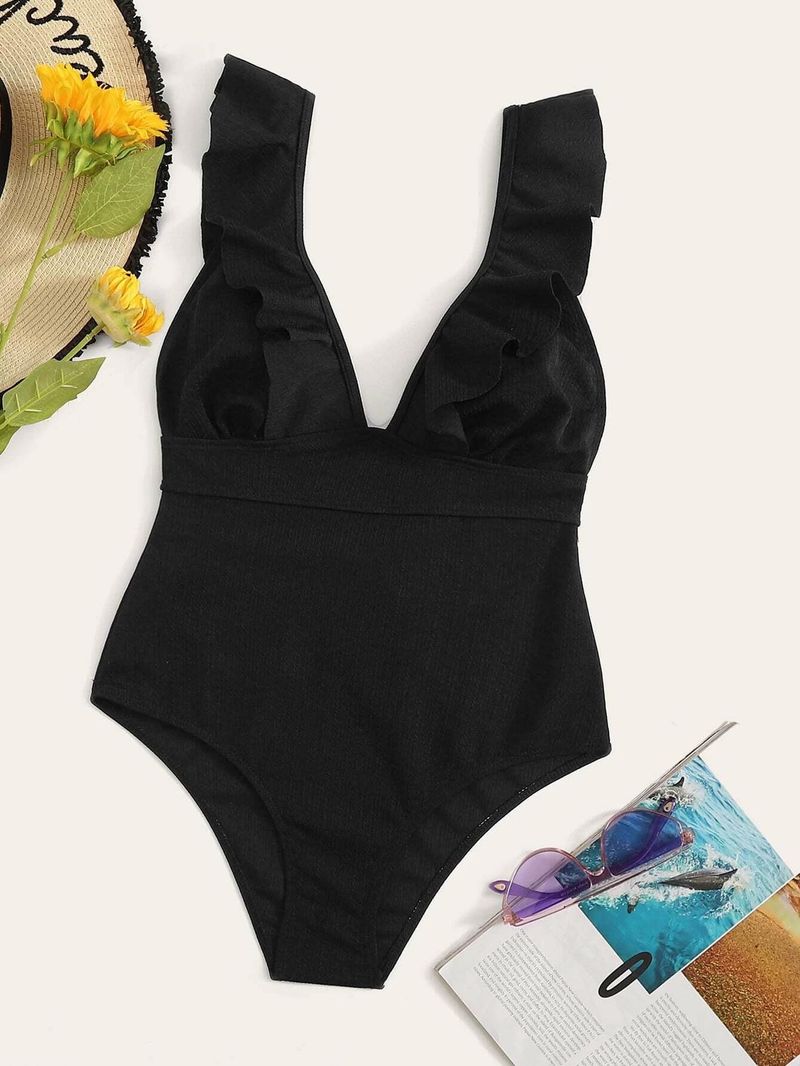 Maillot de bain une pièce pour femme, tissu spécial, dos nu, braguette couvrant le ventre, conservateur, 2022_voghion.com
