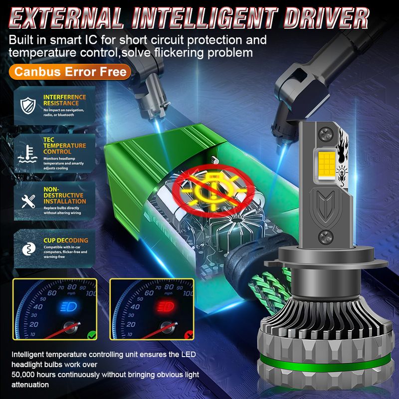 1700W H7 H4 H11 Ld Hadlight 9084 CSP Canbus H1 H8 9005 HB3 9006 HB4 9012 High Low Bam Turbo Auto Nebel Licht 6000K_voghion.com