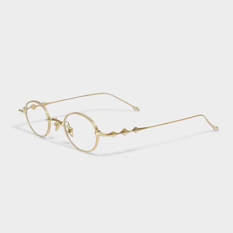 2024-es új, fém ovális, kis keretes, kék fény elleni, lapos tükörrel ellátott, divatos férfi és női Instagram stílusú napszemüveg_voghion.com