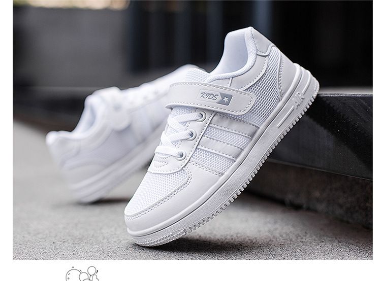 New Spring and Autumn 2025 Fashionable Breathable and Warm Boys' and Girls' Sports Shoes, Mid to Large Size, Trendy and Versatile Soft Sole Running_voghion.com