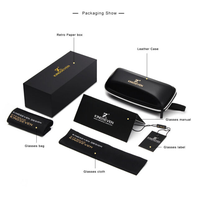 KINGSEVEN Herren Polarisierte Sonnenbrille Aluminiumlegierung Neue Sonnenbrille Fahren_voghion.com