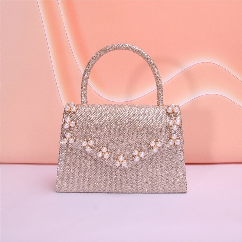 Damentaschen Flap Perlen Blume Handtasche, Exquisite und elegante Abendtasche, modische und personalisierte Clutch, Einzelhandel und Großhandel_voghion.com