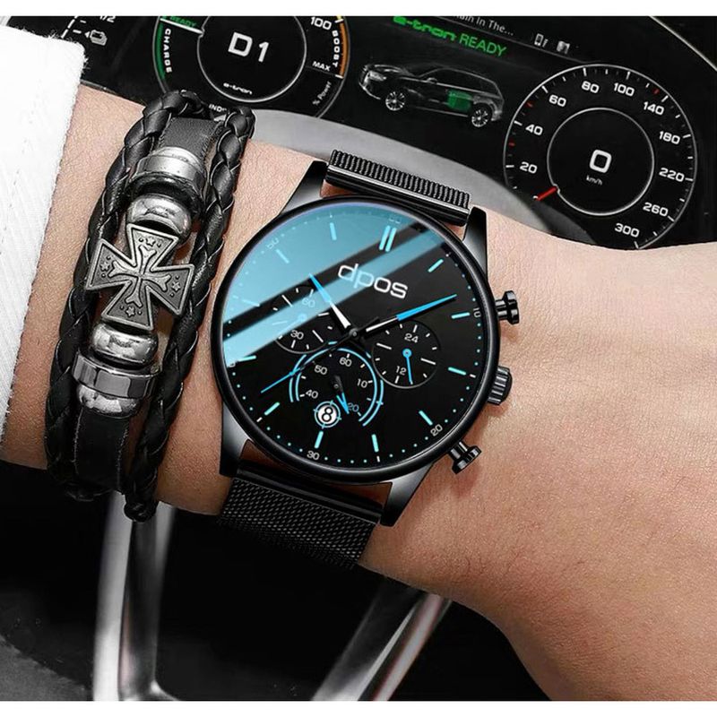 Fashion New Sports Men's Luminous Waterproof Quartz Niche High-end Gift Non-mechanical Watch_voghion.com