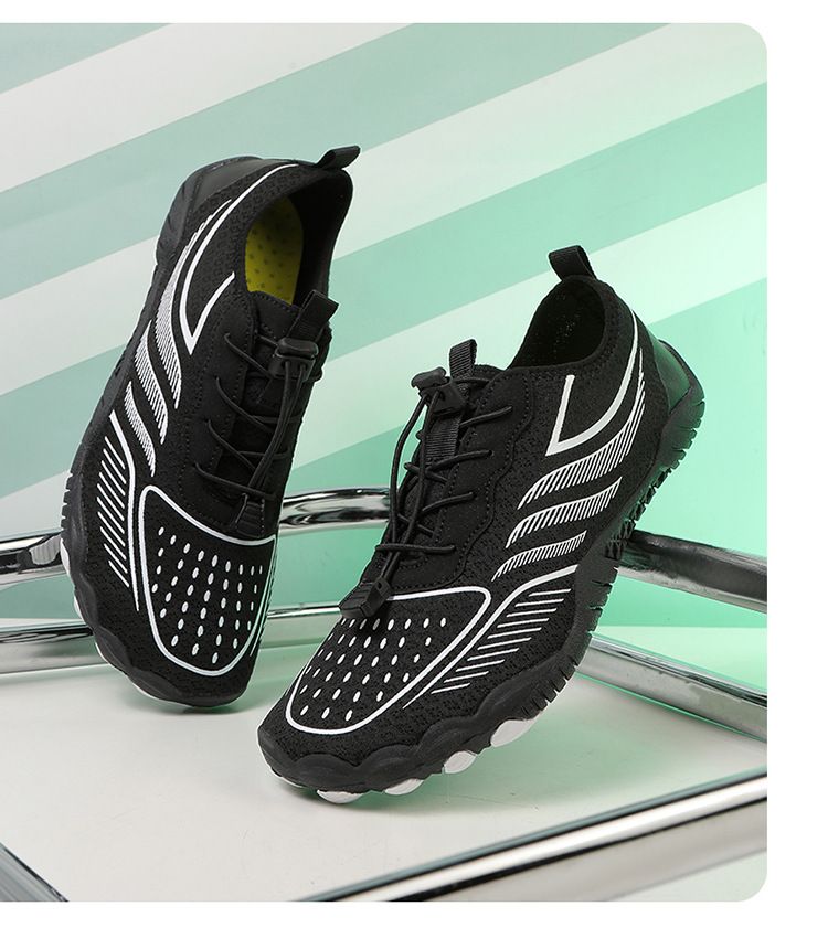 Scarpe da acqua traspiranti per uomo e donna - Scarpe da acqua leggere e ad asciugatura rapida per spiaggia, nuoto, escursionismo, trail running con comoda suola in gomma_voghion.com