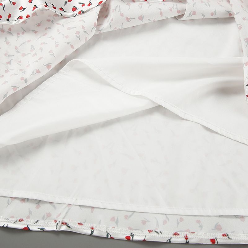 Gonna a sirena a vita alta floreale da donna, temperamento alla moda, pendolarismo, tutto abbinato_voghion.com