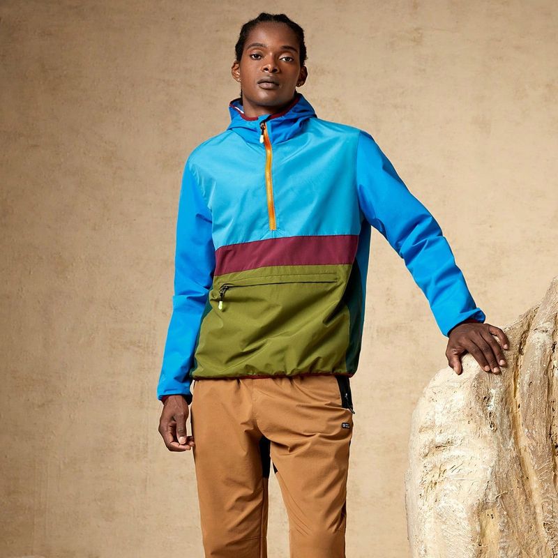 Giacca antivento leggera e impermeabile da uomo – Anorak traspirante per escursionismo e attività all'aperto (vestibilità comoda)_voghion.com