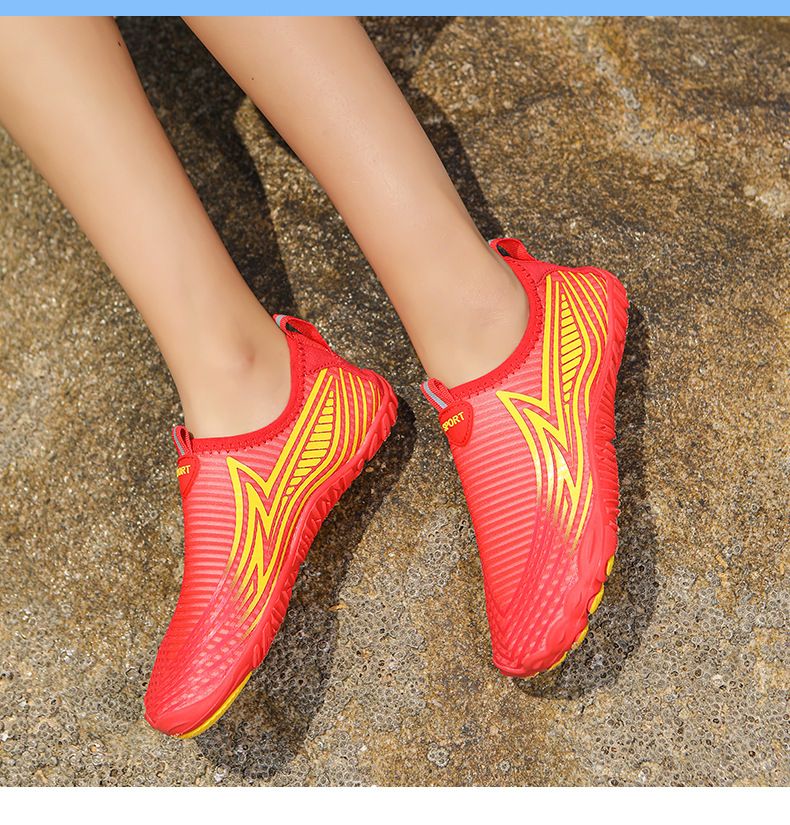 Scarpe da acqua unisex ad asciugatura rapida per escursionismo, nuoto e spiaggia – Calzini antiscivolo con mesh traspirante e intersuola in EVA (uomo/donna)_voghion.com