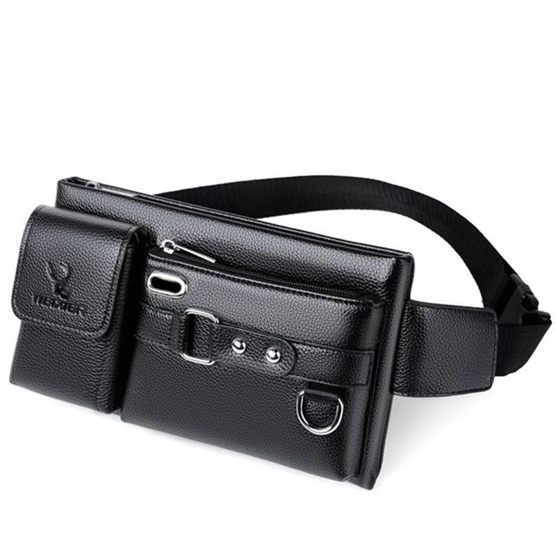 WEIXIER Marke Unisex Single-Schulter Multi-Funktion Sport Laufen Große-kapazität Taille männer Brust Tasche Casual Messenger brieftasche_voghion.com