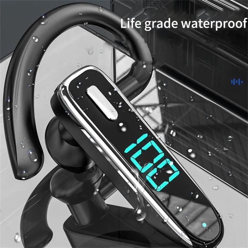 K50 Bluetooth-compatible 5.3 Business Ear-hook Earphone with Mic_voghion.com