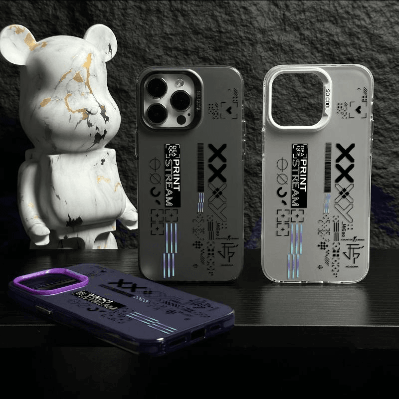 Collezione di stampe CSGO compatibile con iPhone Custodia per telefono iPhone 13 15/13 Pro/15 Pro Max Colore argento_voghion.com