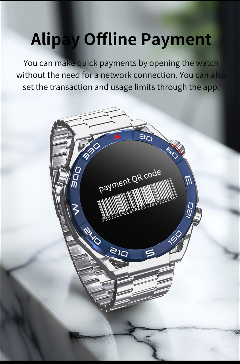 Zordai 2023 Yeni ZD5 Ultra Mate 1.5 İnç 485*485 Ekran Altın Akıllı Saat Erkekler Bluetooth Arama İki Kayış Paslanmaz ÇelikAkıllı Saat_voghion.com