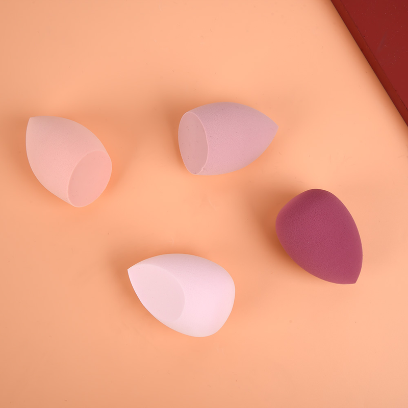 4 pezzi Beauty Egg Makeup Cosmetic Puff Spugna asciutta e bagnata Cuscino Fondotinta in polvere Spugna Strumento di bellezza Make Up A_voghion.com