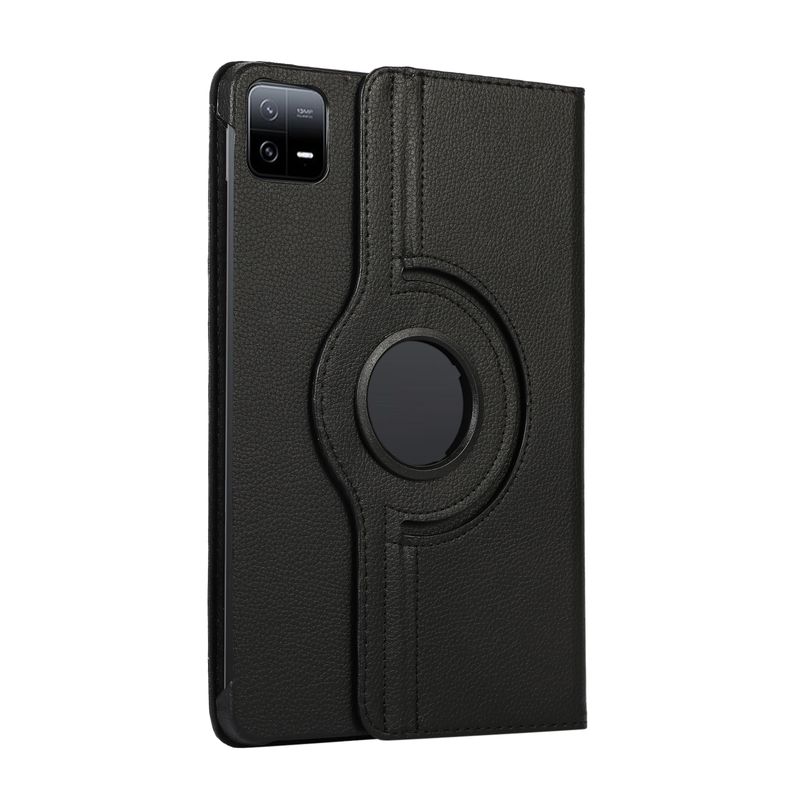 For Xiaomi Pad 6 / Pad 6 Pro 360 Degree Rotation Litchi Texture Leather Tablet Case(Black)_voghion.com