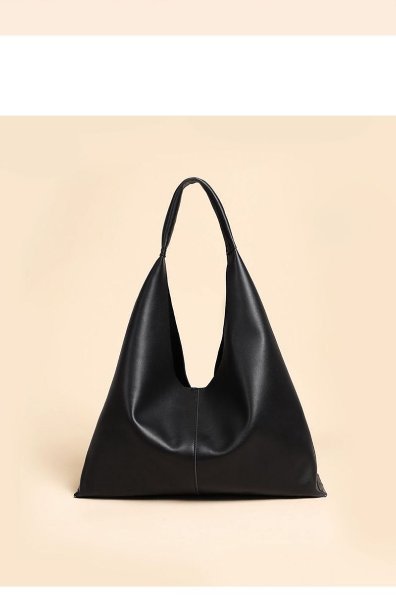 Semplice borsa a tracolla in pelle bovina 2024 nuova borsa morbida sottobraccio, borsa grande in pelle da donna_voghion.com