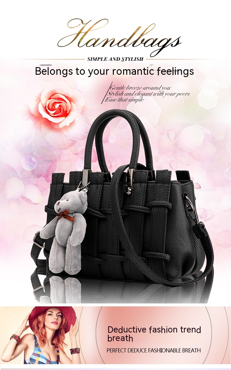 Baobao 2023 sac à main édition coréenne pour femmes d'âge moyen tissage Simple une épaule croisée sac de maman_voghion.com