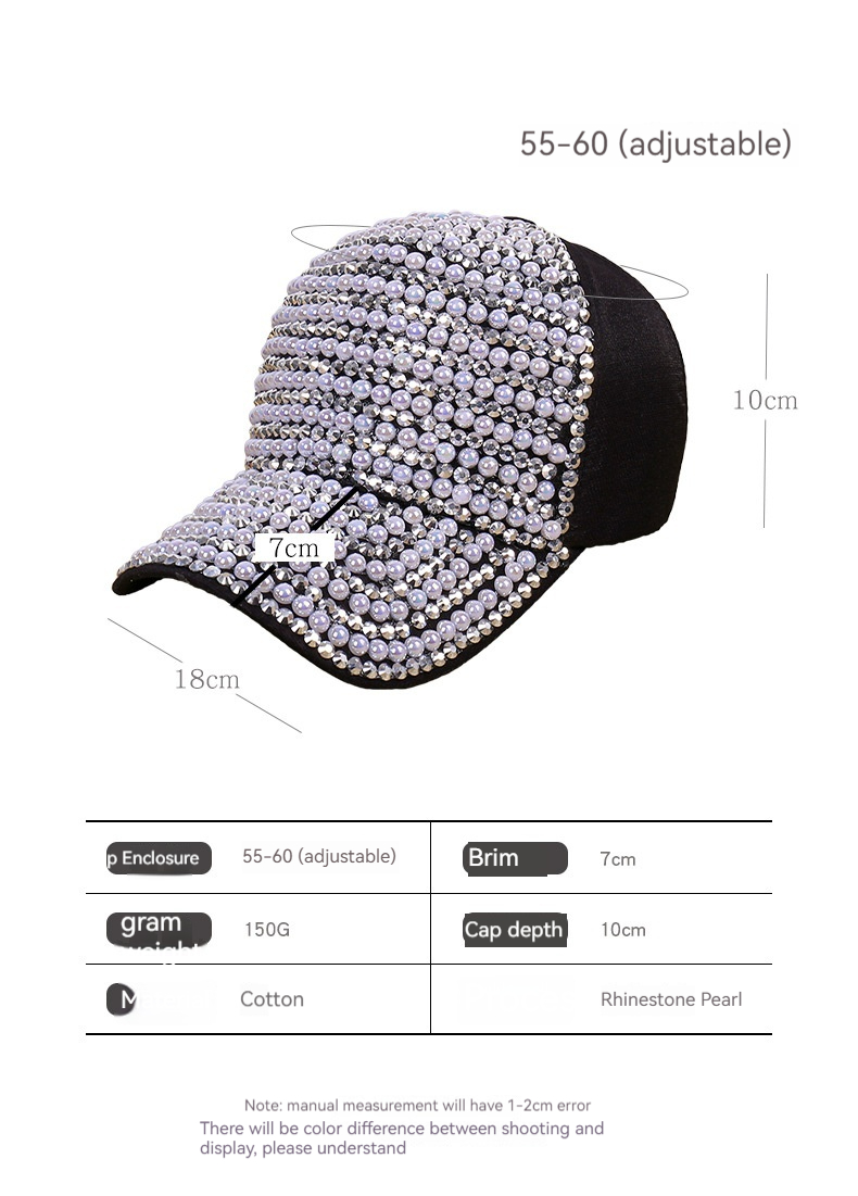 Nei Pearl Baseball Damen Hardtop Fréijoer/Summer Outdoor Sport Strooss Sonneschutz Hutt_voghion.com