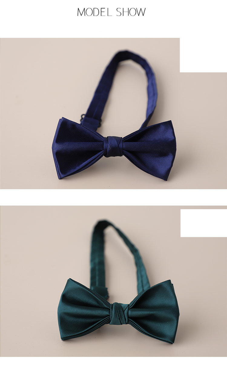 Papillon unisex vintage tridimensionale fatto a mano da uomo, abito formale, tinta unita, con fiocco, sposo_voghion.com