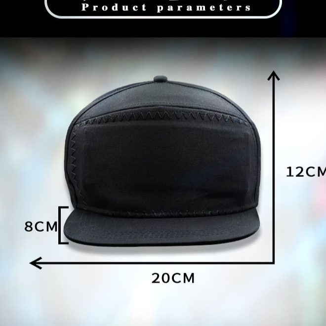 Party Masks Bluetooth LED Light Up Hat DIY Programmable Full Color Beanie With Music Sync APP Control_voghion.com