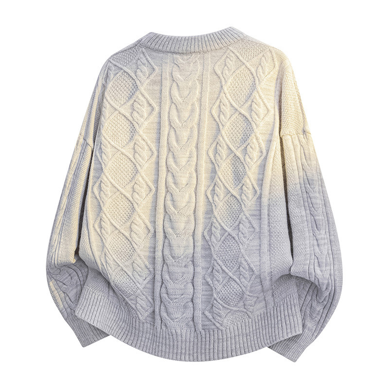 Diamond-Knit Unisex Trui – Relaxte Ronde Hals Trui (M-3XL, 3 Klassieke Kleuren)_voghion.com