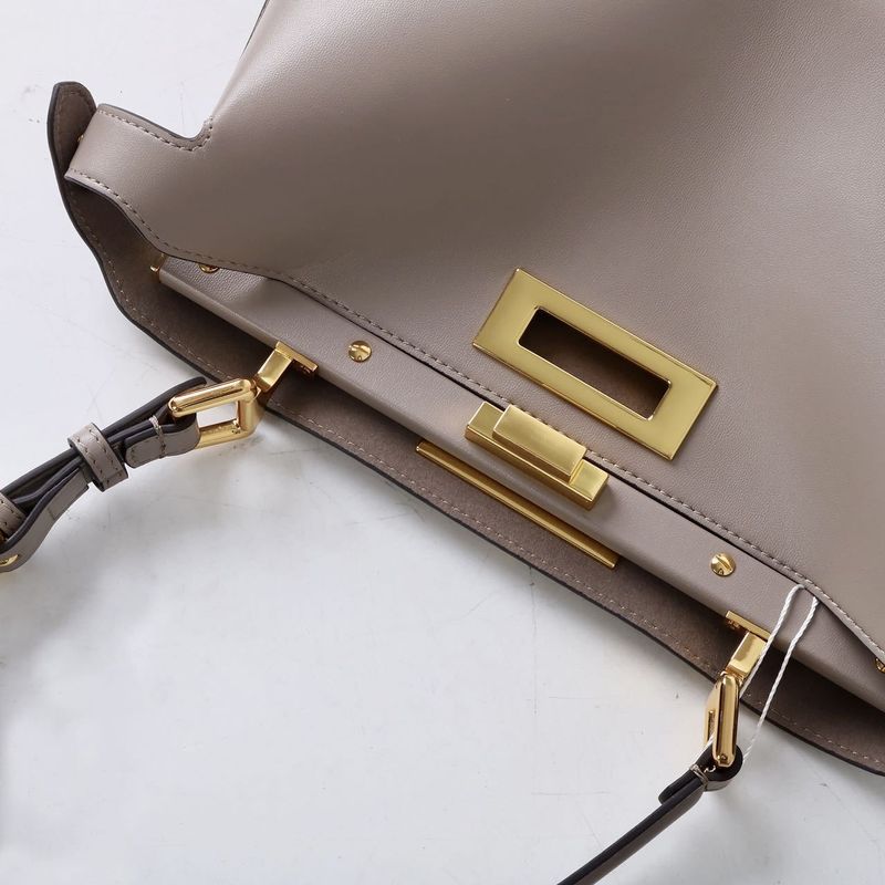 Elegant Boho Chic Cowhide Leather Tote Bag – Luxury Handbag With Gold Hardware For Everyday & Evening Use, Daily Work Bag, Gift Bag For Her_voghion.com