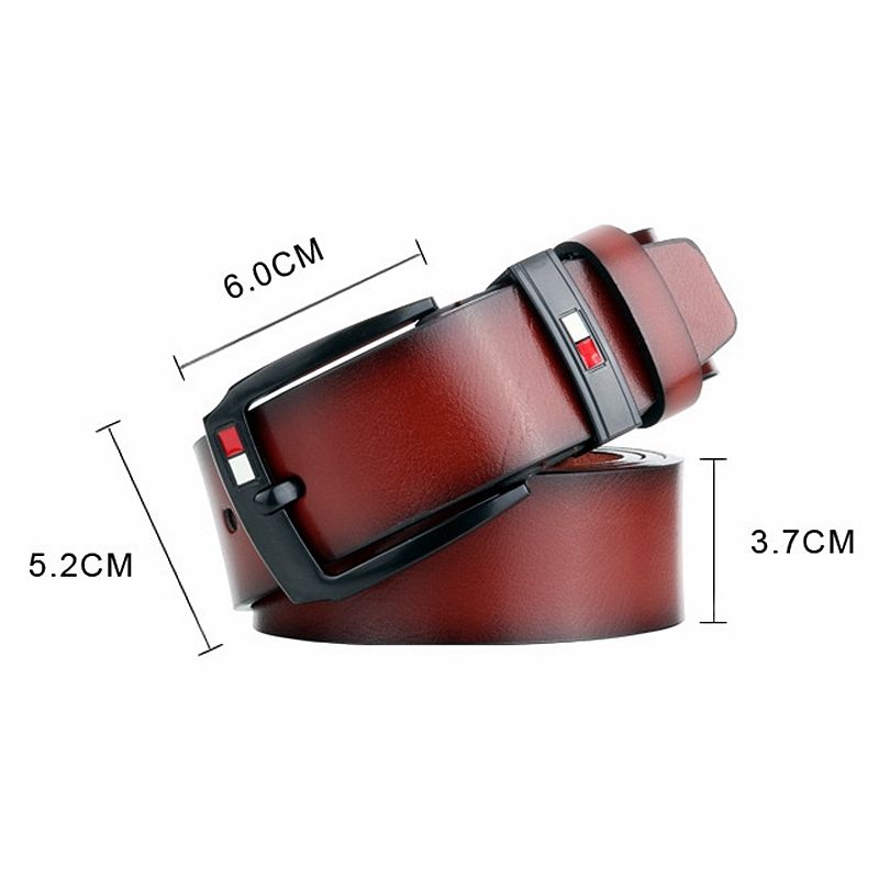 VOOTHOST Neue Legierung Pin Schnalle herren Gürtel Casual Jeans Gürtel Männlichen Alle-spiel Leder Formale Business Designer Bund f0043_voghion.com