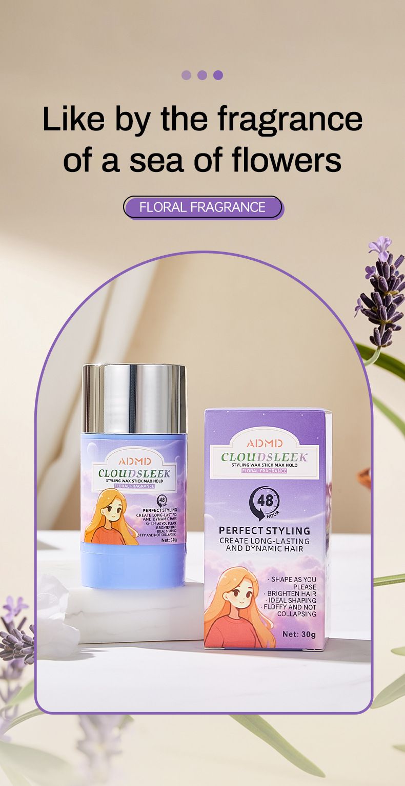 Pomades & Waxes ADMD Hair Wax Sticks To Improve Frizzy, Soft And Smooth Hair Finishing Cream_voghion.com