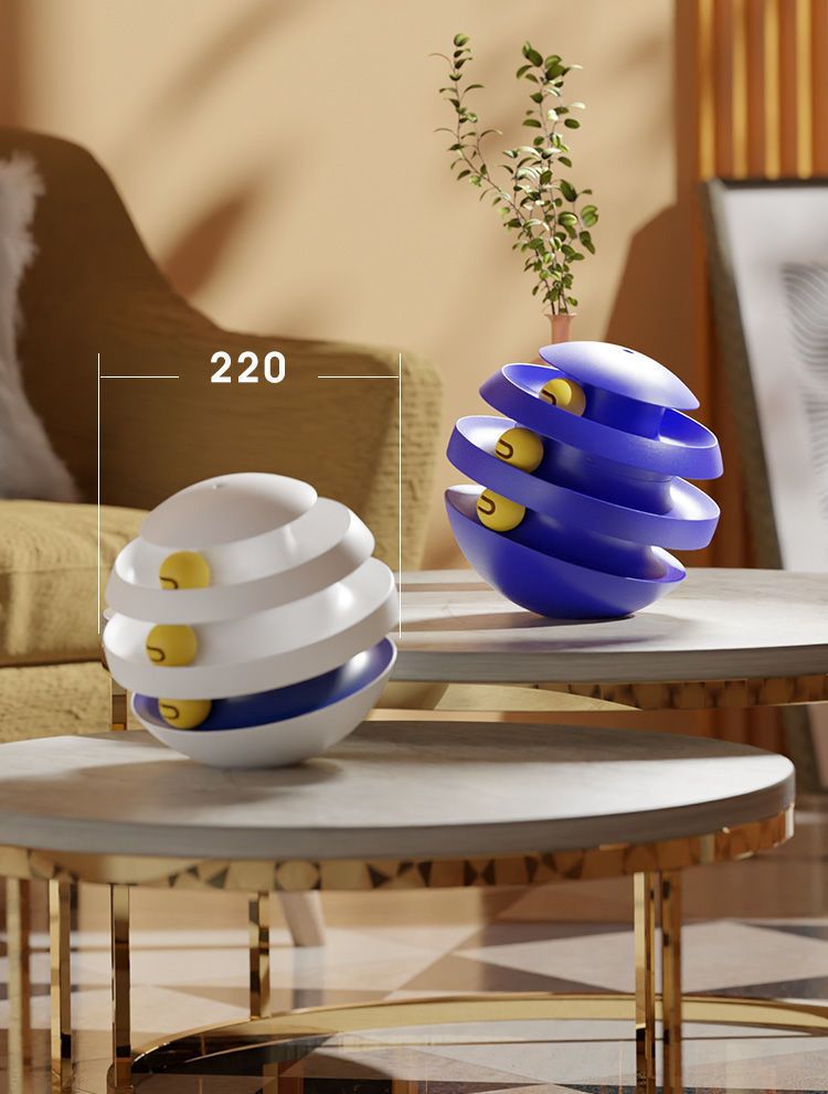 Rotating Tumbler Kitten New Cat Toy Supplies Pet_voghion.com