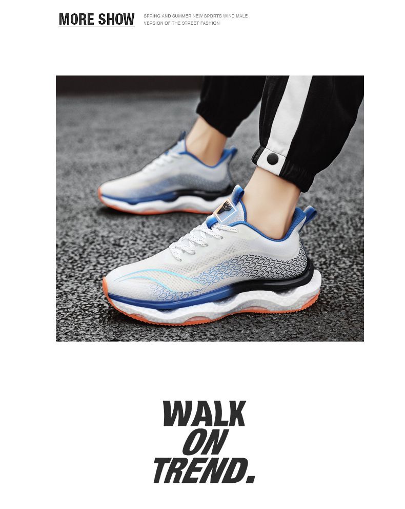 Putian scarpe sportive alla moda da uomo, primavera, nuove, con suola morbida, traspiranti, casual, da corsa, con scaglie di drago e luce notturna_voghion.com