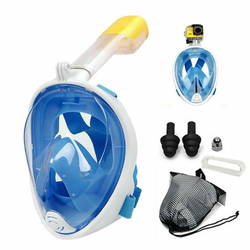 Diving Goggles, Snorkeling Three Treasure Set, Breathing Tube, Fully Dry, Children's And Adult Anti Fog Mask, Swimming_voghion.com