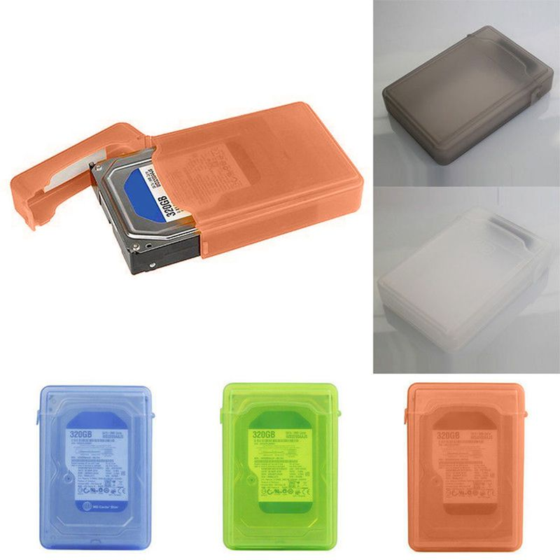 Protection Box Staubdichtes, zuverlässiges, leichtes Festplattenlaufwerk-Aufbewahrungsgehäuse_voghion.com