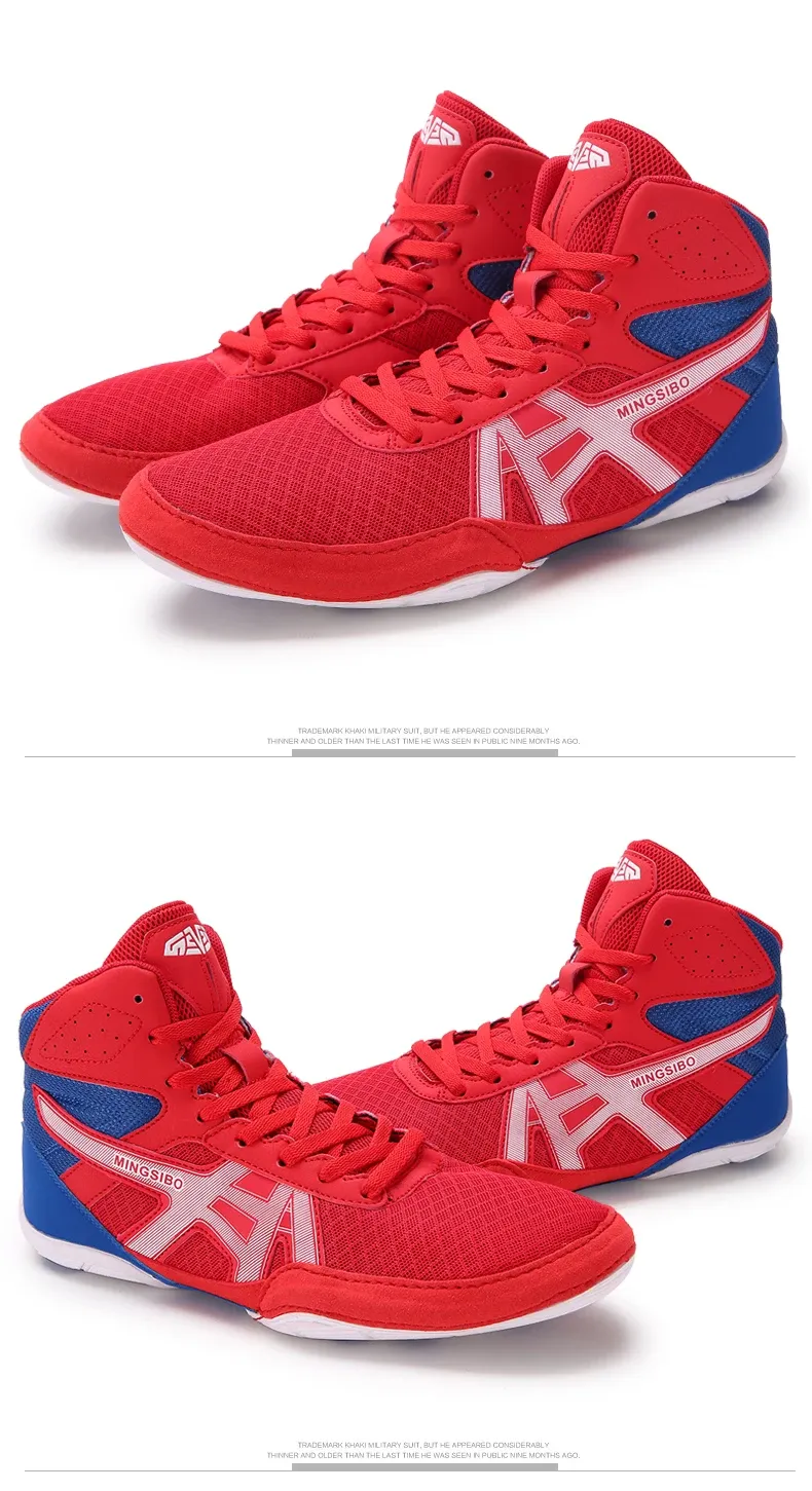Chaussures de lutte pour hommes, bottes de boxe légères et professionnelles, baskets originales, confortables et de marque_voghion.com
