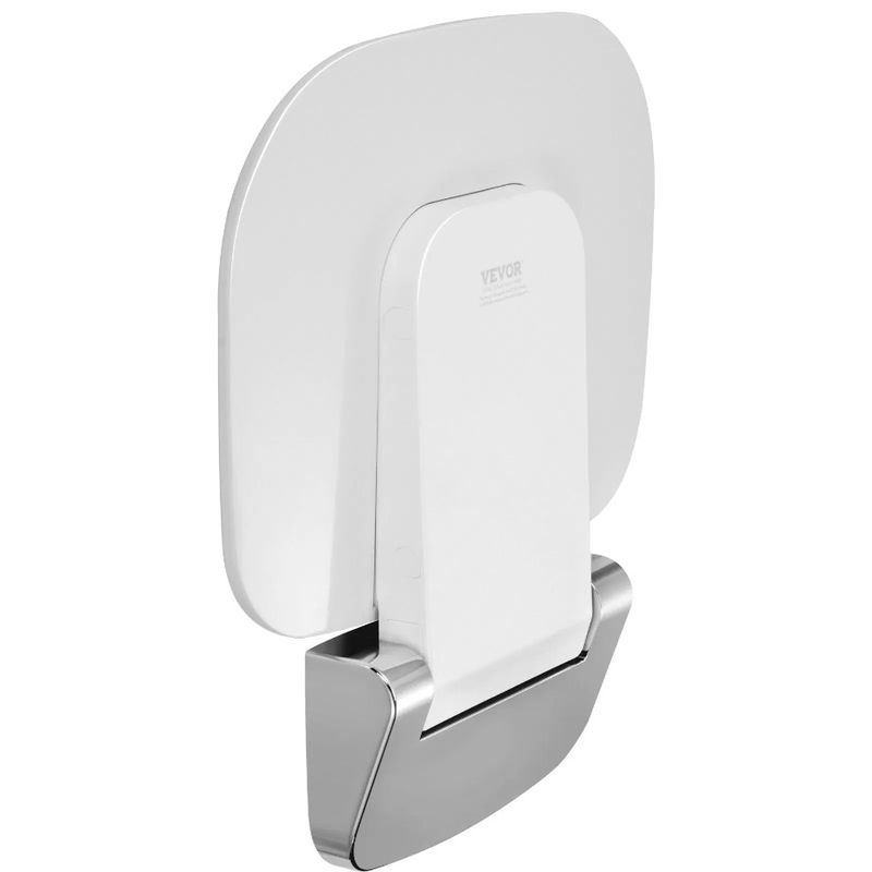 X Fold 12.8'' With Shower Load Lbs Seat Spa Bench Shower Up Wall Ureaformaldehyde Folding 13.6'' Mounted Capacity 450 Unfolded_voghion.com
