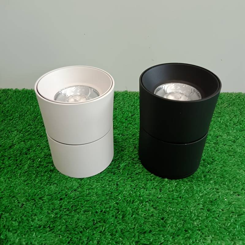 Modern Cylindrical LED Ceiling Light Commercial Lighting 4000K Neutral White Open Ceiling Light Cylindrical LED Wall Light_voghion.com