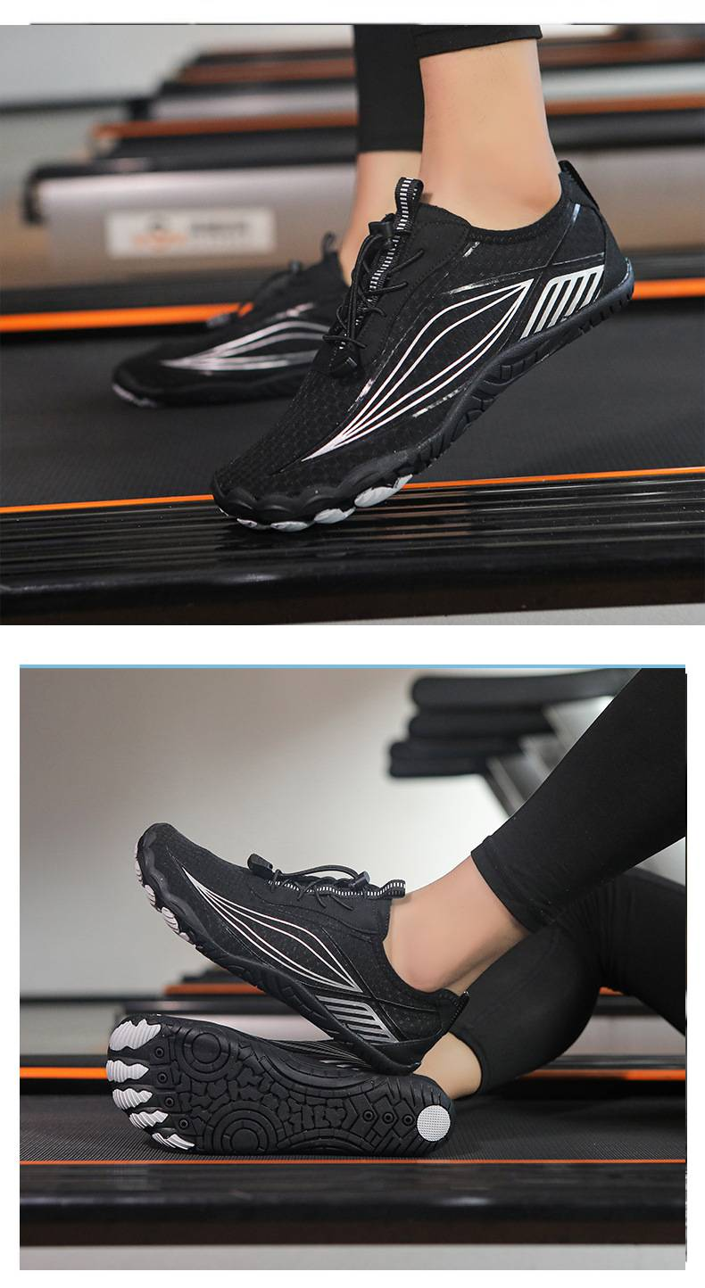 Scarpe da acqua unisex ad asciugatura rapida per nuoto, escursionismo e fitness - Scarpe da spiaggia basse antiscivolo con mesh traspirante e intersuola in EVA_voghion.com